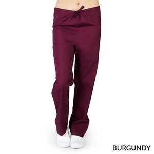 Natural Uniform Drawstring Cargo Pants Classic Unisex Scrub Bottoms XLP